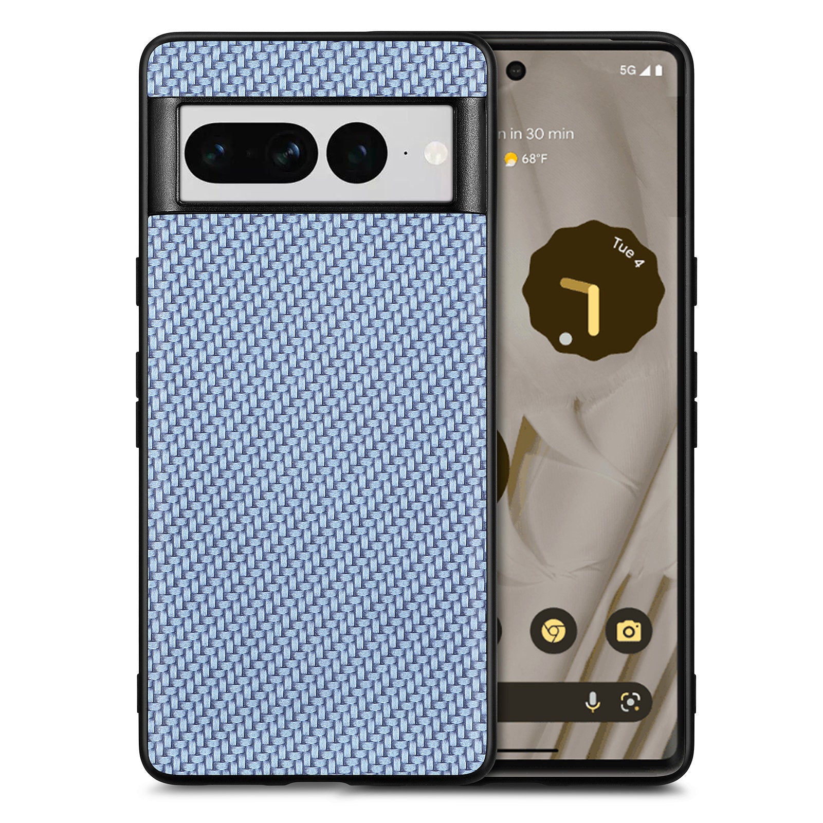 For Google Pixel 7 Pro 5G PU Leather Coated PC TPU Carbon Fiber Texture Shockproof Phone Case Non-slip Cell Phone Cover For Google Pixel 7 Pro 5G PU Leather Coated PC TPU Carbon Fiber Texture Shockproof Phone Case Non-slip Cell Phone Cover
